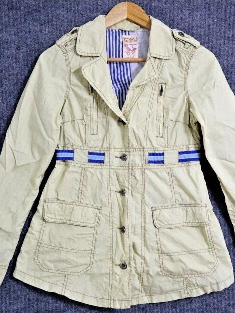 Free People khaki jacket